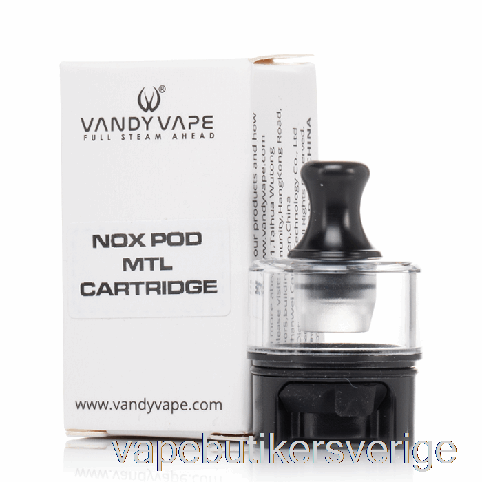 Vape Sverige Vandy Vape Nox Ersättningsskidor [mtl] 3ml Nox Pod